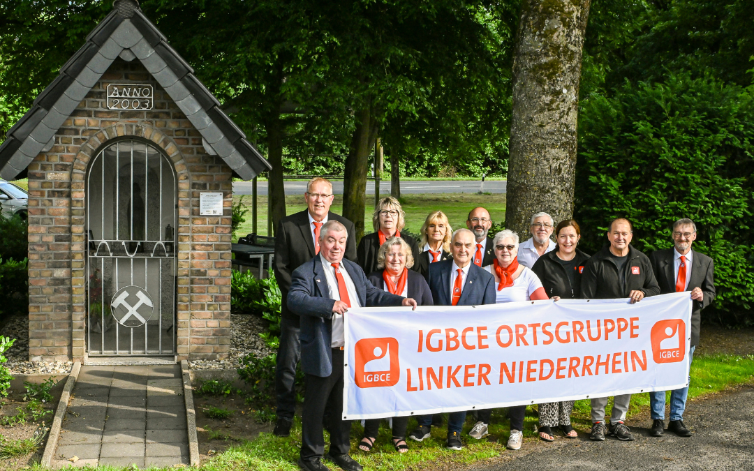 Der Vorstand der IGBCE Ortsgruppe Linker Niederrhein stellt sich vor