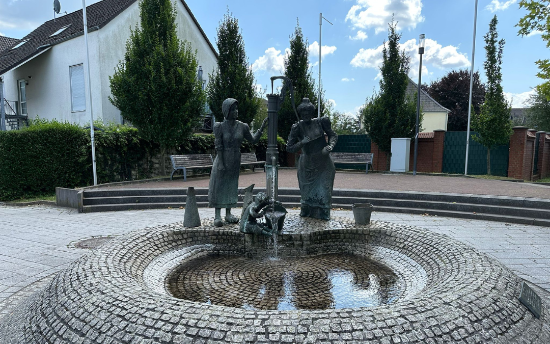 Vier Brunnen in Sevelen und Issum wieder in Betrieb